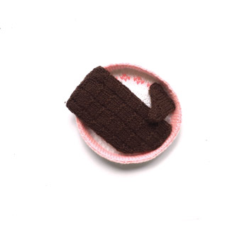 Knitted chocolate